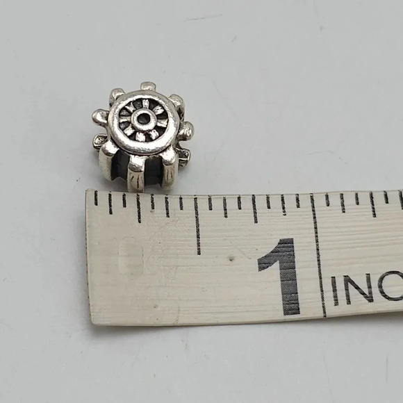 Steampunk Gear Charm Bead Metal Spacer Bead for European Bracelet Necklace - Picture 4 of 4